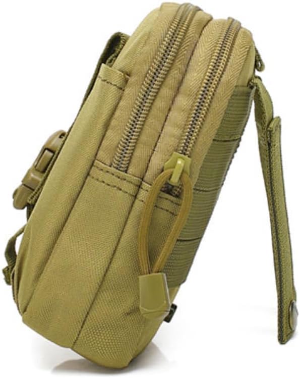 Tactical Molle Pouch, Universal EDC Waist Bag Belt Pouches, Outdoor Belt Bags Gear Tool Gadget Pocket with Cell Phone Holster - Image 7