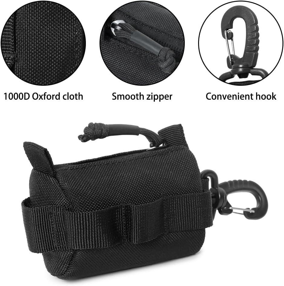 Tactical Compact Pouch, Molle Utility Pouch Bag Mini Coin Purse Keychain Wallet for Men Women - Image 3
