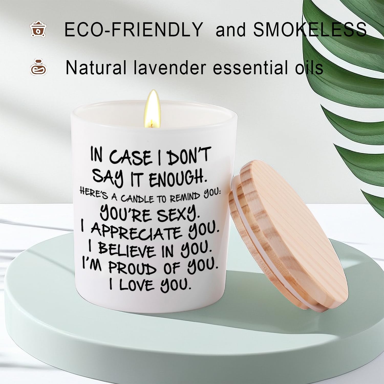 BFJLIFE Candles Gifts for Her Funny Novelty Unique Valentines Mothers Day Anniversary Birthday Christmas Gifts for Her Girlfriend Wife Women Stocking Stuffers Lavender Scented Soy Candle - Image 3