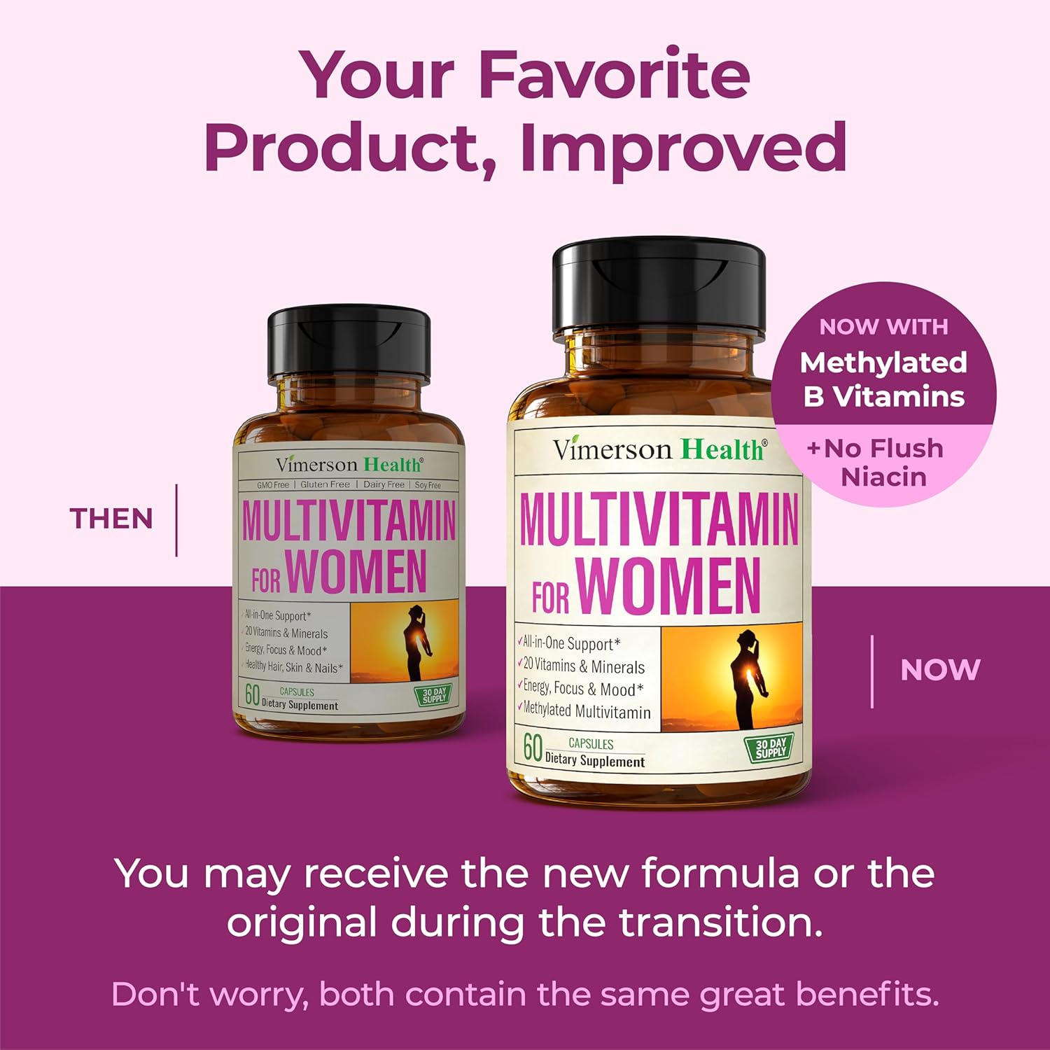 Methylated Multivitamin for Women w/Bioavailable Vitamins, Chelated Minerals, Vitamin D, B12, C, A & Zinc for Energy, Focus and Immune Health – Premium Womens Multivitamins & Multiminerals – 60 Caps - Image 9