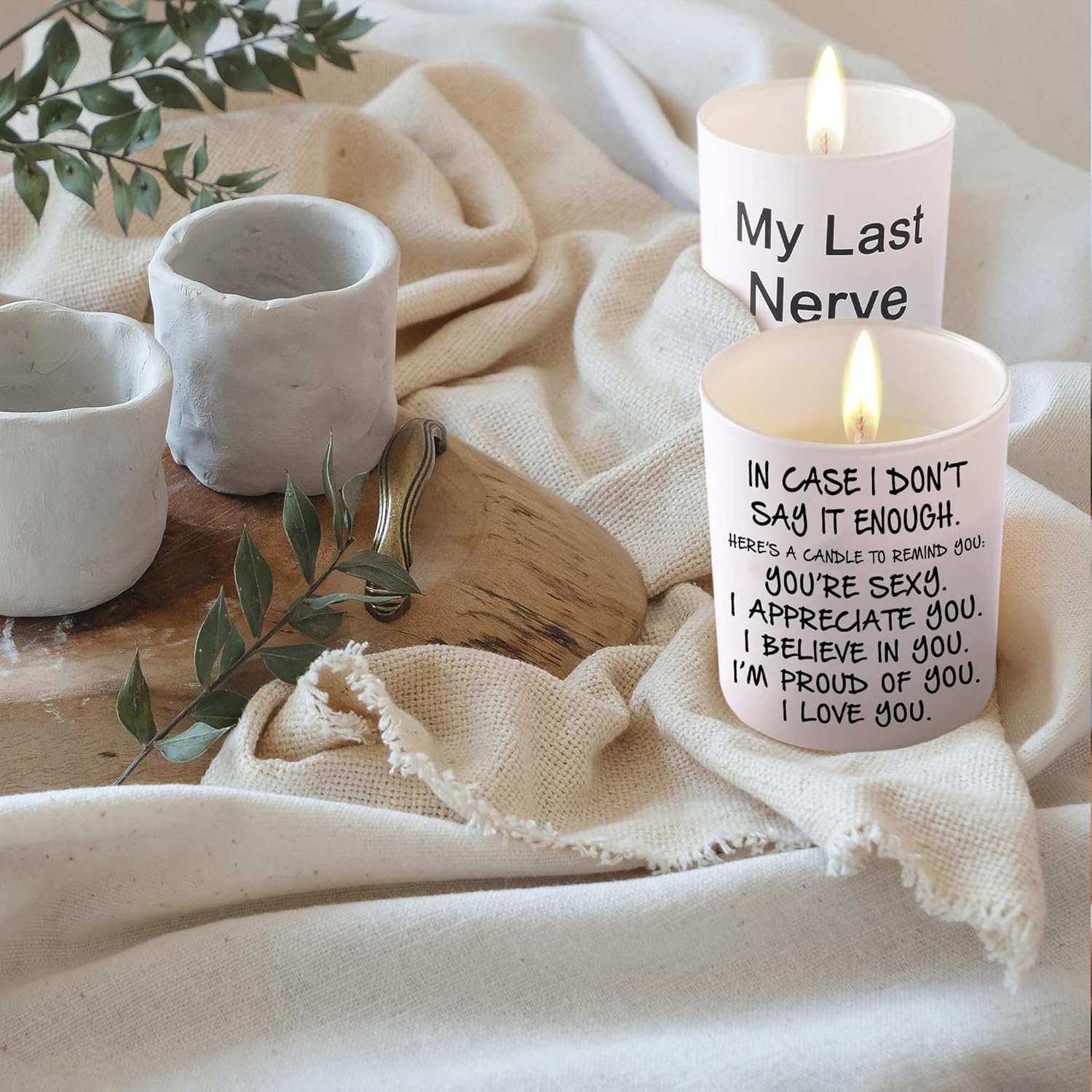 BFJLIFE Candles Gifts for Her Funny Novelty Unique Valentines Mothers Day Anniversary Birthday Christmas Gifts for Her Girlfriend Wife Women Stocking Stuffers Lavender Scented Soy Candle - Image 4
