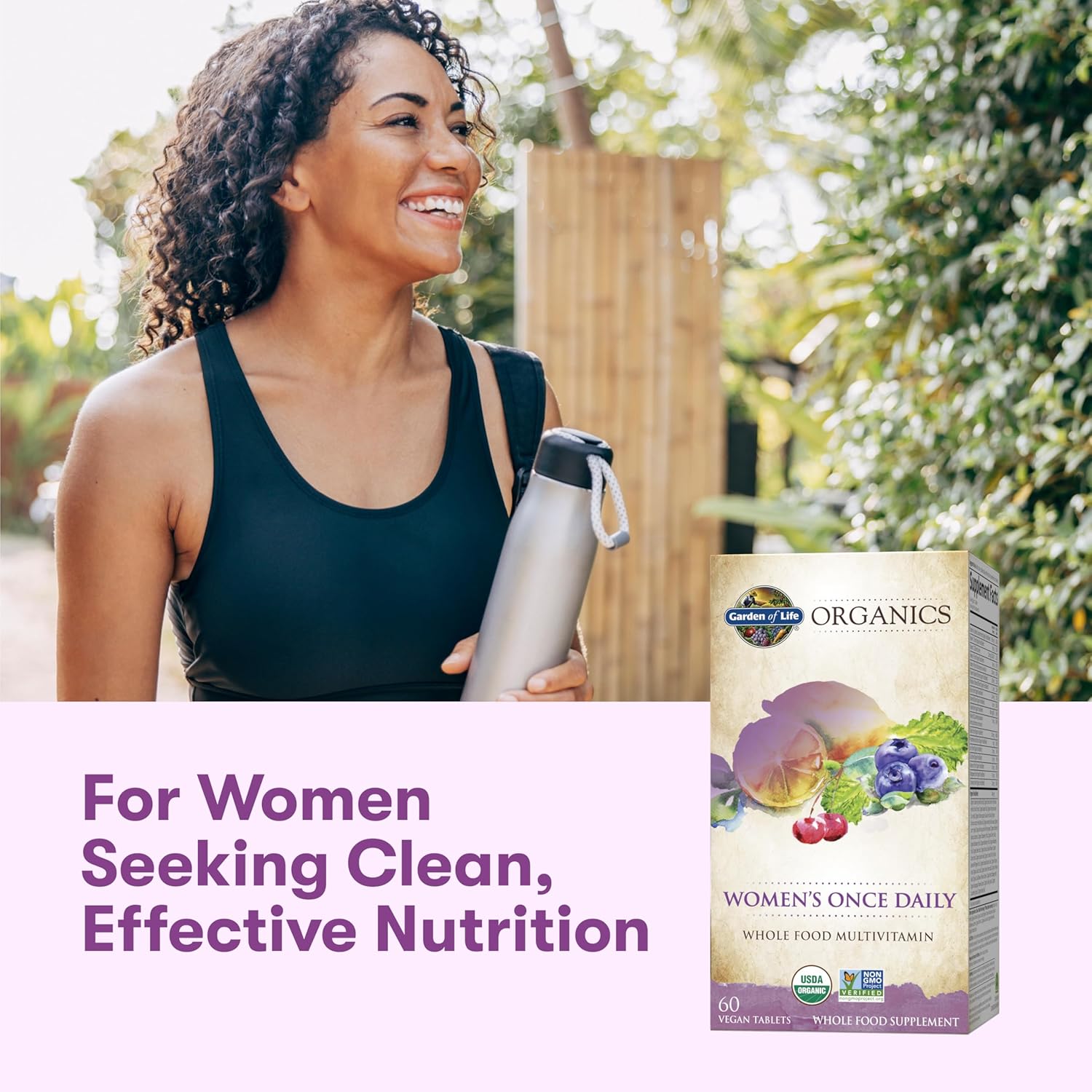Garden of Life Organics Multivitamin for Women - Women's Once Daily Multi - Whole Food Multi with Iron, Biotin, Vegan Organic Womens Multivitamin for Health, Energy Hair Skin and Nails, 60 Tablets - Image 7