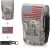 WYNEX Tactical Phone Pouch Molle,Smartphone Holster Bag EDC Utility Cellphone Lock Card Holder Organizer Fit for Waist Belt Case Include Tactical Gear Clip and U.S.A Patch
