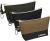 LeMotech Tool Pouches with Zipper, Water Resistant Small Tool Bags, 1680D Oxford Utility Bag for Tool Organizers and Storage, Khaki/Black/Dark Green 3 Pack