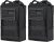 IronSeals 2 Pack Tactical Molle EDC Pouch Multi-Purpose Compact Pack Water-Resistant Utility Pouch with Flag Patch
