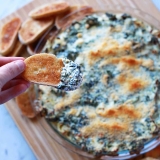 Spinach Artichoke Dip – A Beautiful Mess